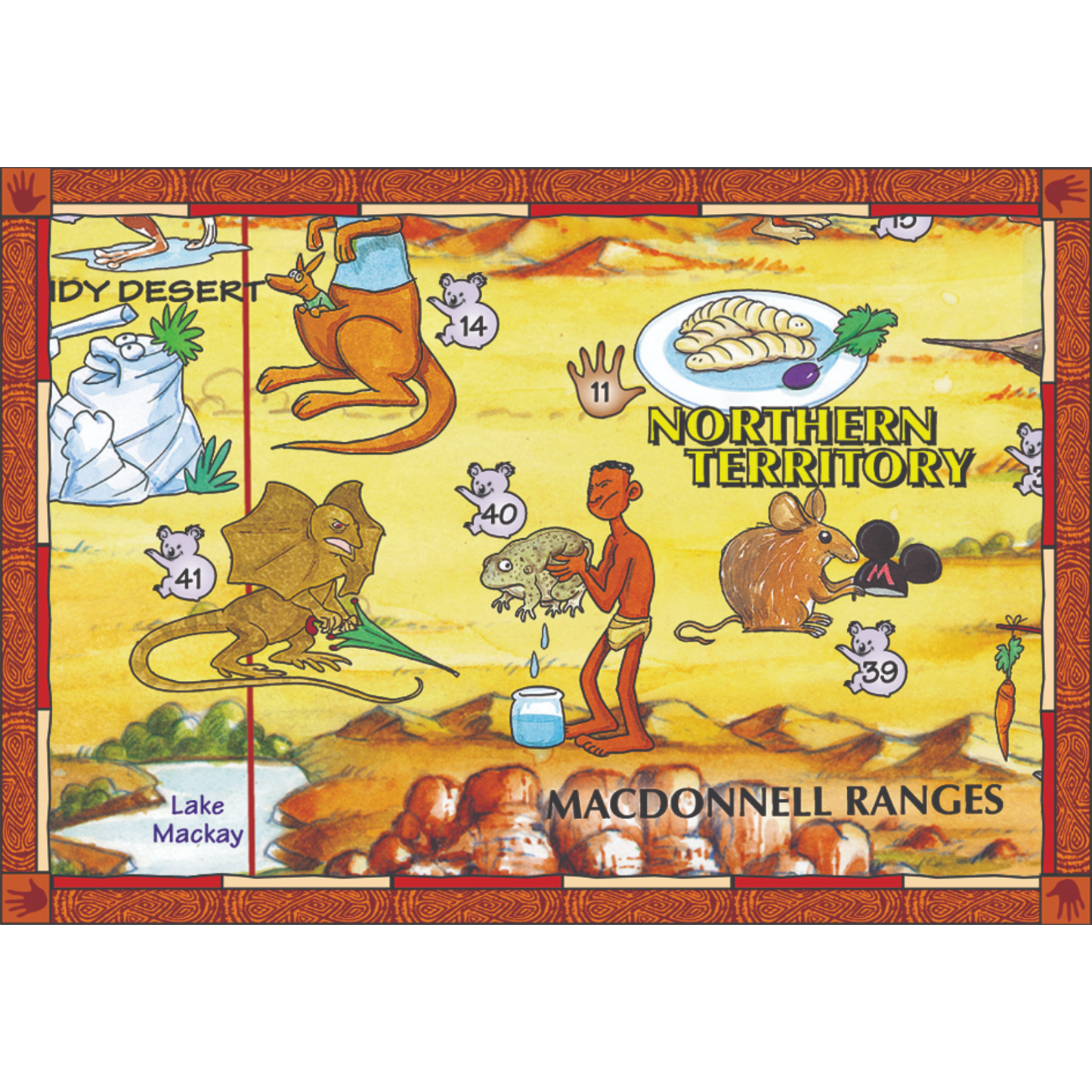 Blue Opal - Down Under Giant Map 300 pieces