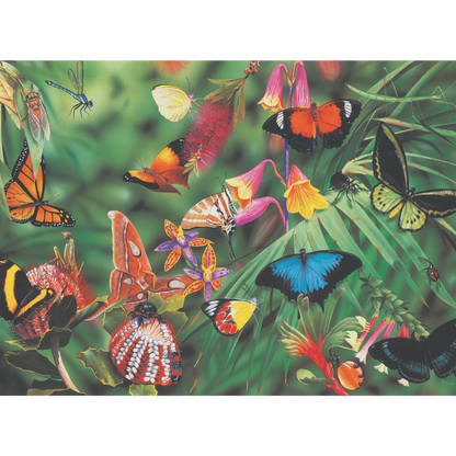 Blue Opal - Wild Aust Butterflies & Beetles 100 pieces