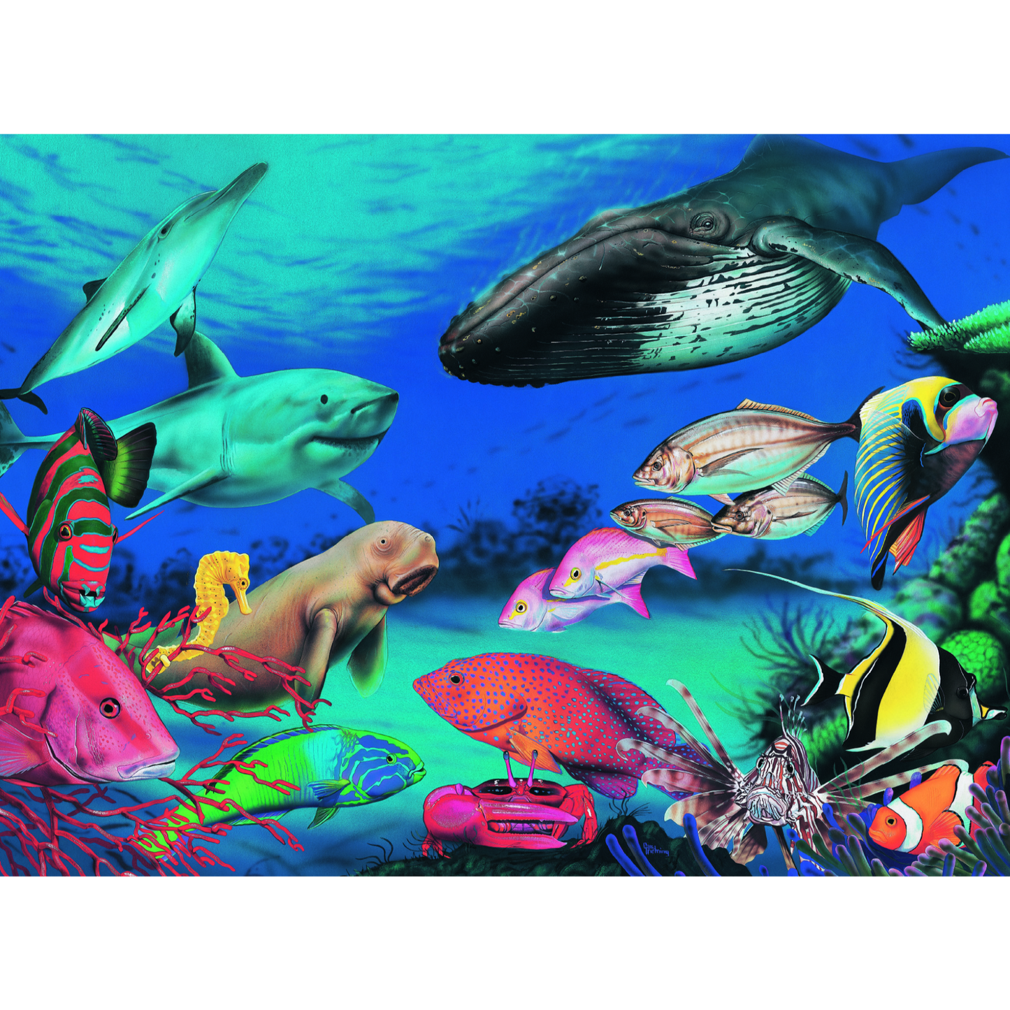 Blue Opal - Wild Aust Beneath the Oceans 200 pieces