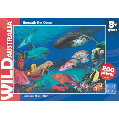 Blue Opal - Wild Aust Beneath the Oceans 200 pieces