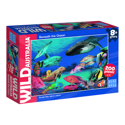 Blue Opal - Wild Aust Beneath the Oceans 200 pieces