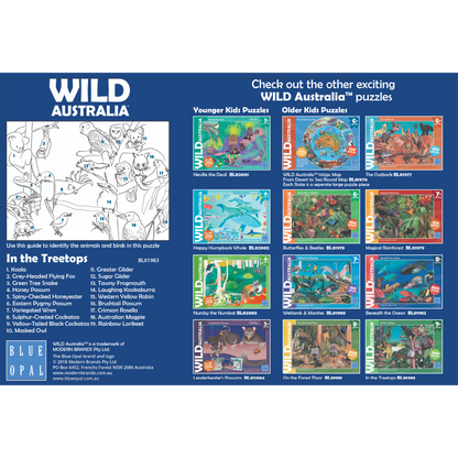 Blue Opal - Wild Aust In the Treetops 300 pieces