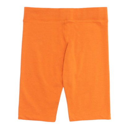 Nike Women's Mid-Rise Sportswear Essential Bike Shorts - Orange