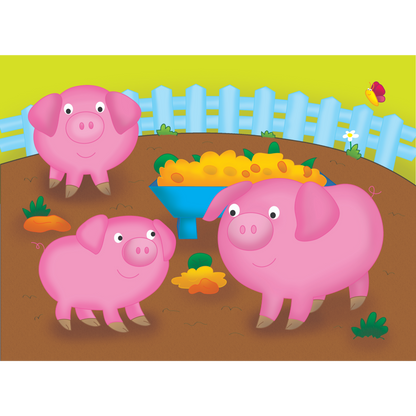Galt - Four Puzzles In A Box - Farm