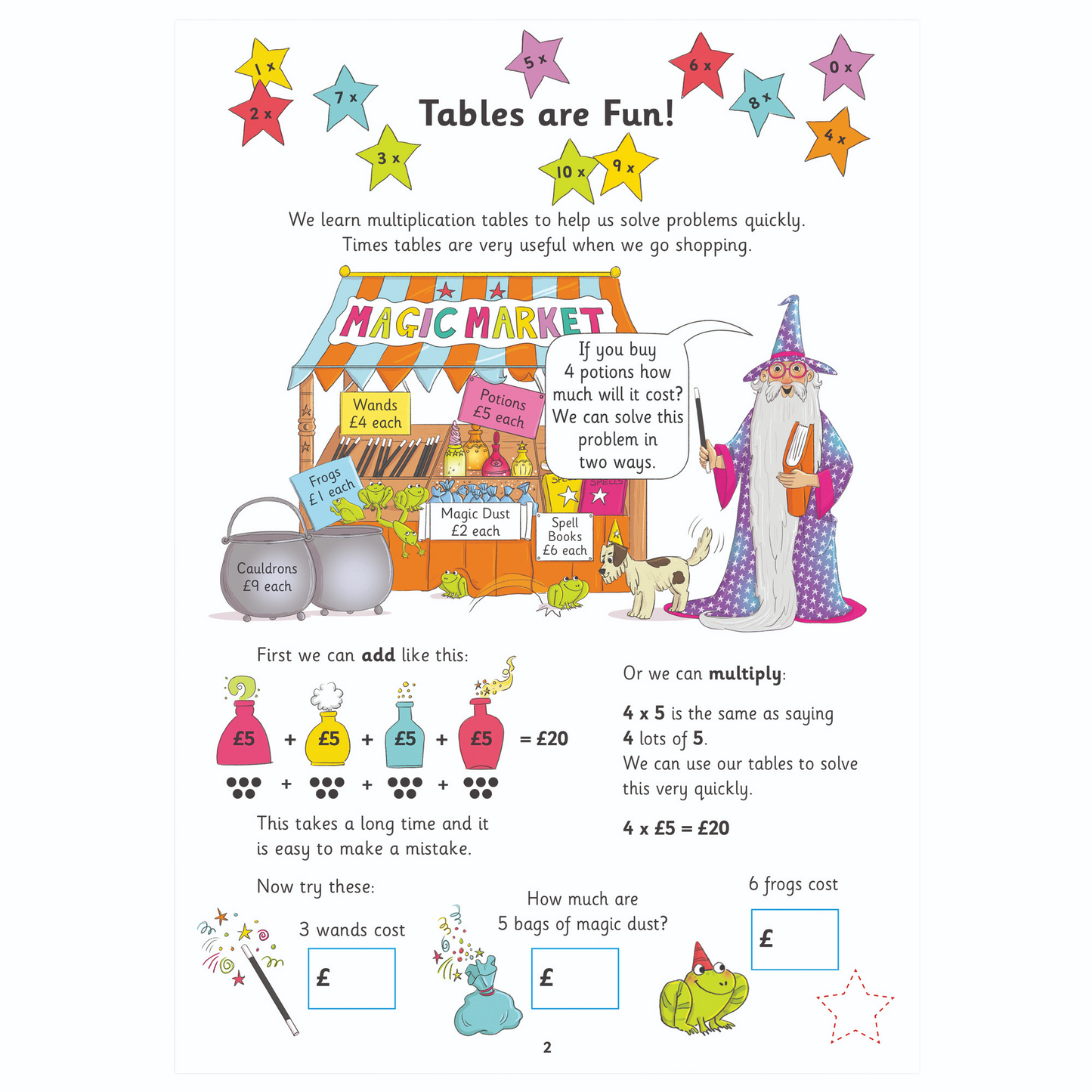 Galt - Times Tables Sticker Reward Book