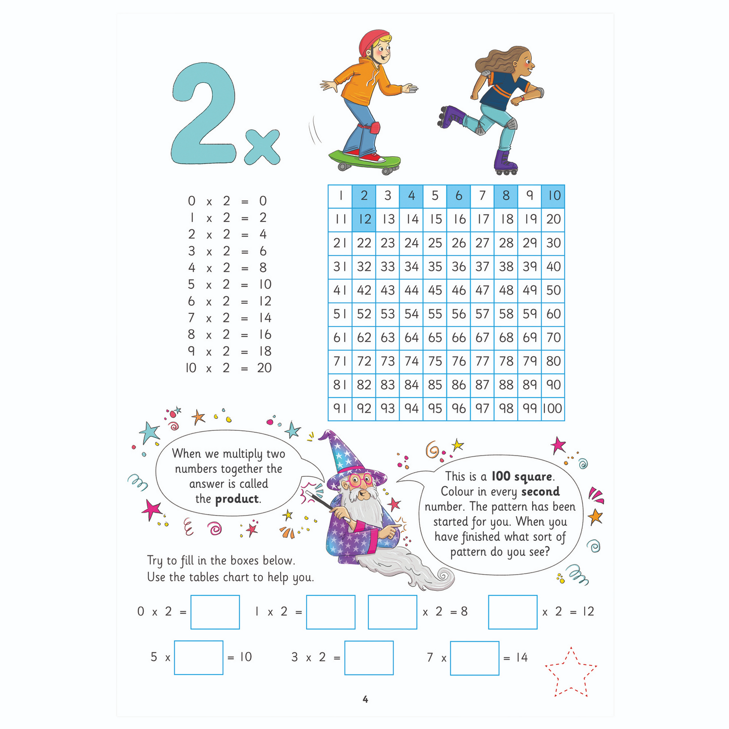 Galt - Times Tables Sticker Reward Book