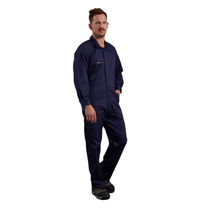 KingGee Men's Originals Cotton Drill Work Overalls - Navy