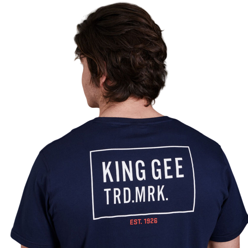 KingGee Men's Short Sleeve Crew Neck Tee - Navy