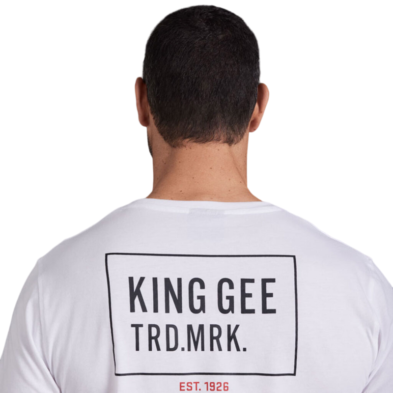 KingGee Men's Short Sleeve Crew Neck Tee - White