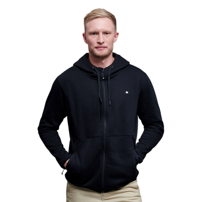 KingGee Men's Quantum Fleece Lined Work Hoodie - Black