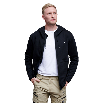 KingGee Men's Quantum Fleece Lined Work Hoodie - Black