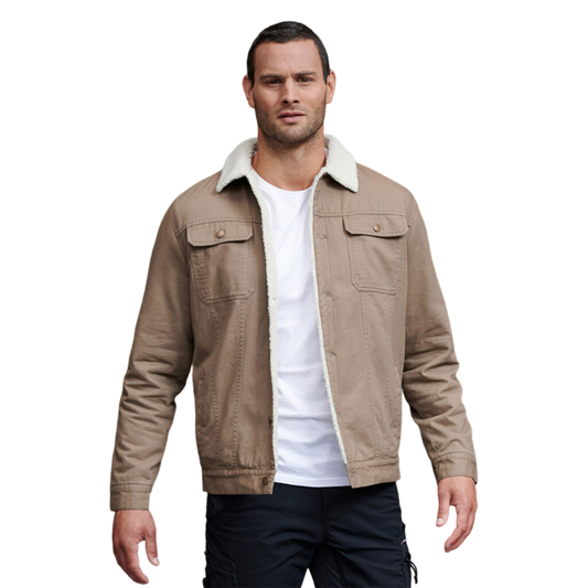 KingGee Men's Urban Fleece Lined Jacket - Walnut
