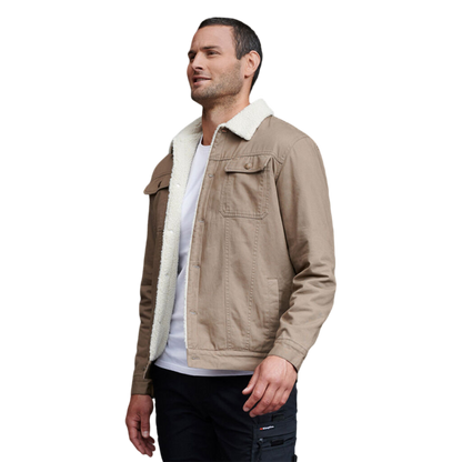 KingGee Men's Urban Fleece Lined Jacket - Walnut
