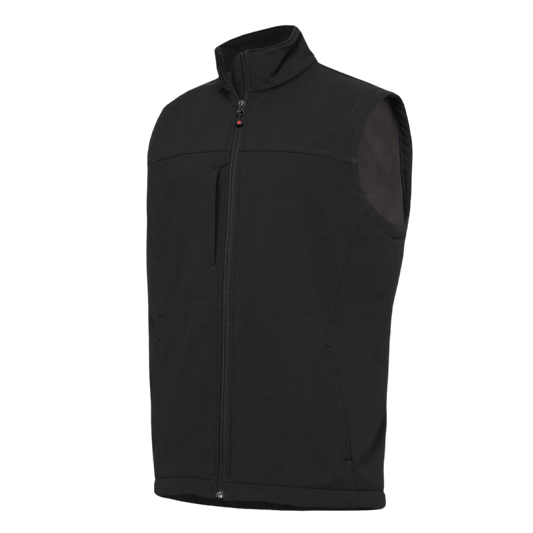KingGee Men's Softshell Ripstop Vest - Black