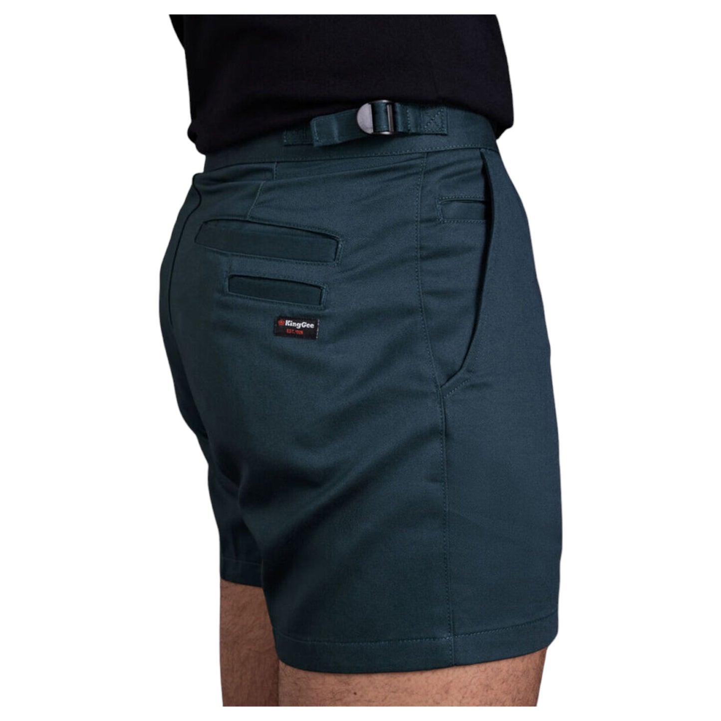 KingGee Men's Drill Utility Short - Green