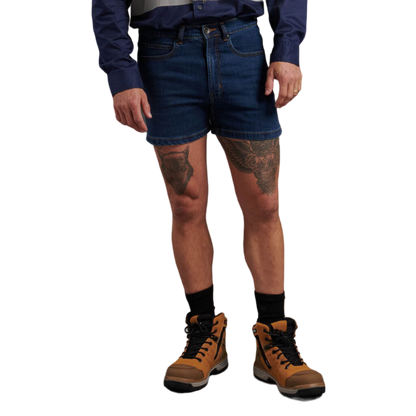 KingGee Men's Stretch Denim Work Shorts - Stonewash