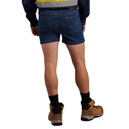 KingGee Men's Stretch Denim Work Shorts - Stonewash