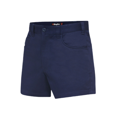 KingGee Men's Originals Cotton Drill Work Shorts - Navy