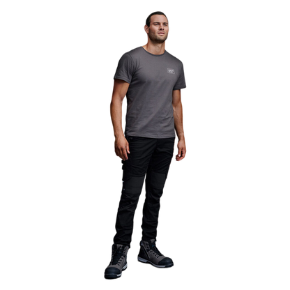 KingGee Men's Quantum Lightweight Stretch Ripstop Pants With Knee Inserts - Black