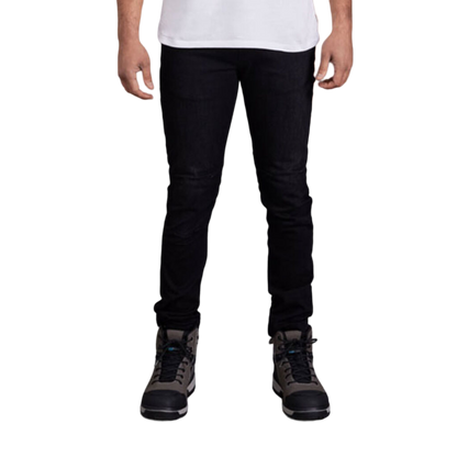 KingGee Men's Urban Coolmax Slim Stretch Denim Work Jeans - Black