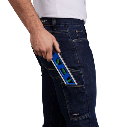 KingGee Men's Urban Coolmax Slim Stretch Denim Work Jeans - Classic