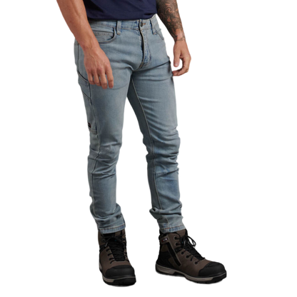 KingGee Men's Urban Coolmax Slim Stretch Denim Work Jeans - Vintage