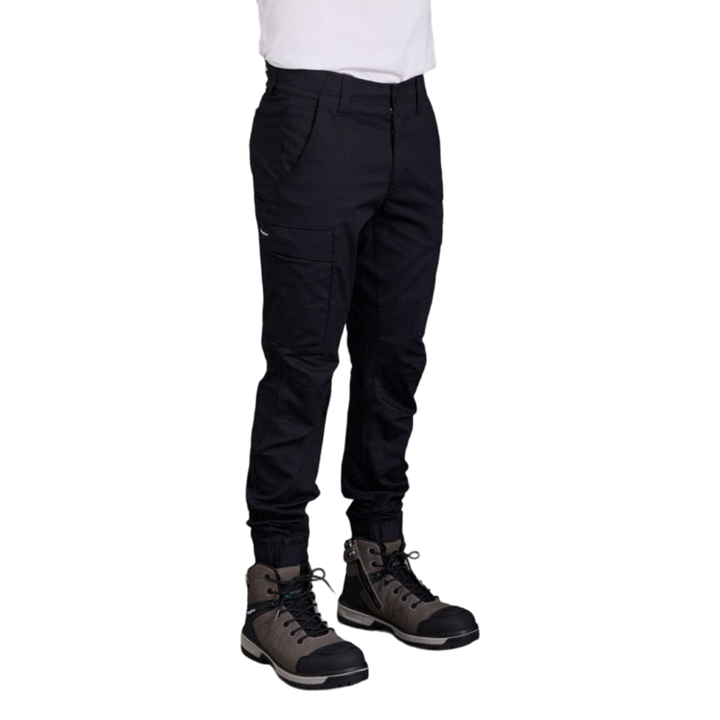KingGee Men's Workcool Pro Stretch Cuffed Pants - Black