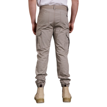 KingGee Men's Tradies Comfort Waist Cuffed Pants - Desert