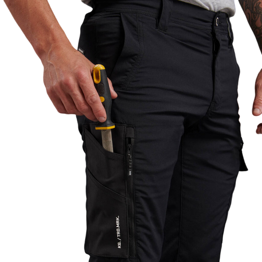 KingGee Men's Trademark Cargo Pant - Black