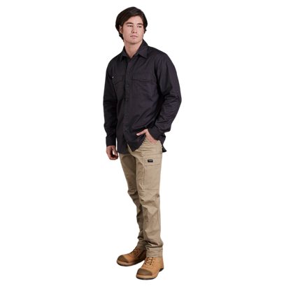 KingGee Men's Workcool Pro Stretch Cargo Work Pants - Khaki