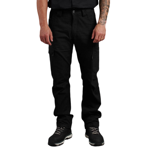 KingGee Men's Tradies Canvas Cargo Work Pants - Black