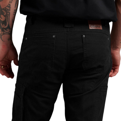 KingGee Men's Tradies Canvas Cargo Work Pants - Black