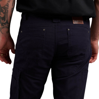KingGee Men's Tradies Canvas Cargo Work Pants - Oiled Navy