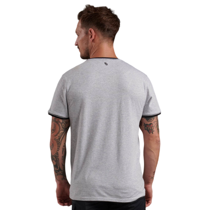 KingGee Men's Trademark T Shirt - Light Grey Marle