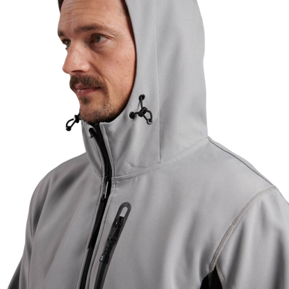 KingGee Men's Trademark Hybrid Hoodie - Stone Grey