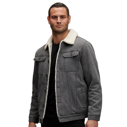 KingGee Men's Urban Denim Jacket - Black