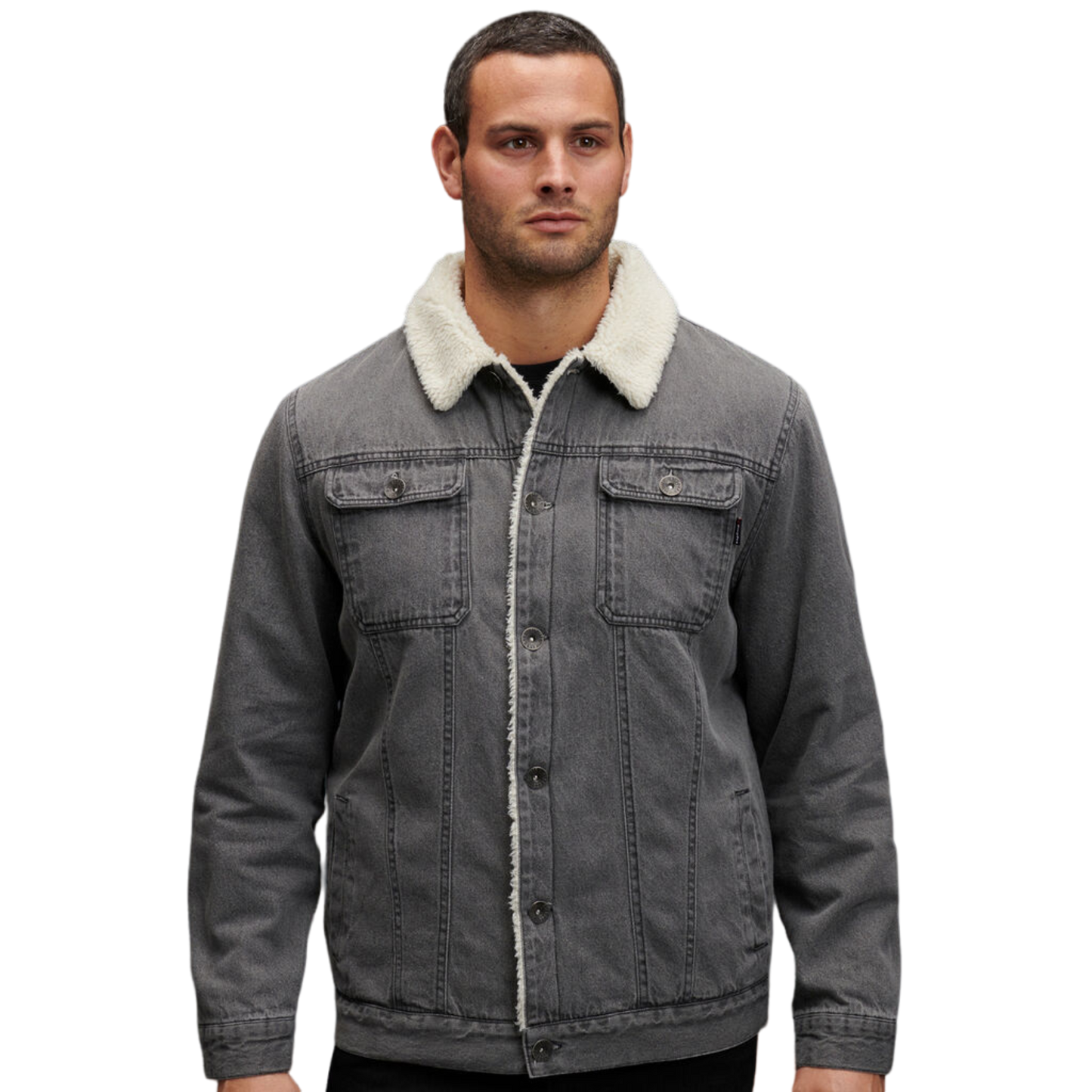 KingGee Men's Urban Denim Jacket - Black