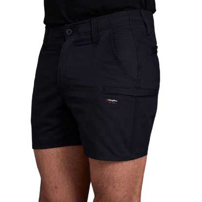 KingGee Men's Workcool Pro Stretch Short Shorts - Black