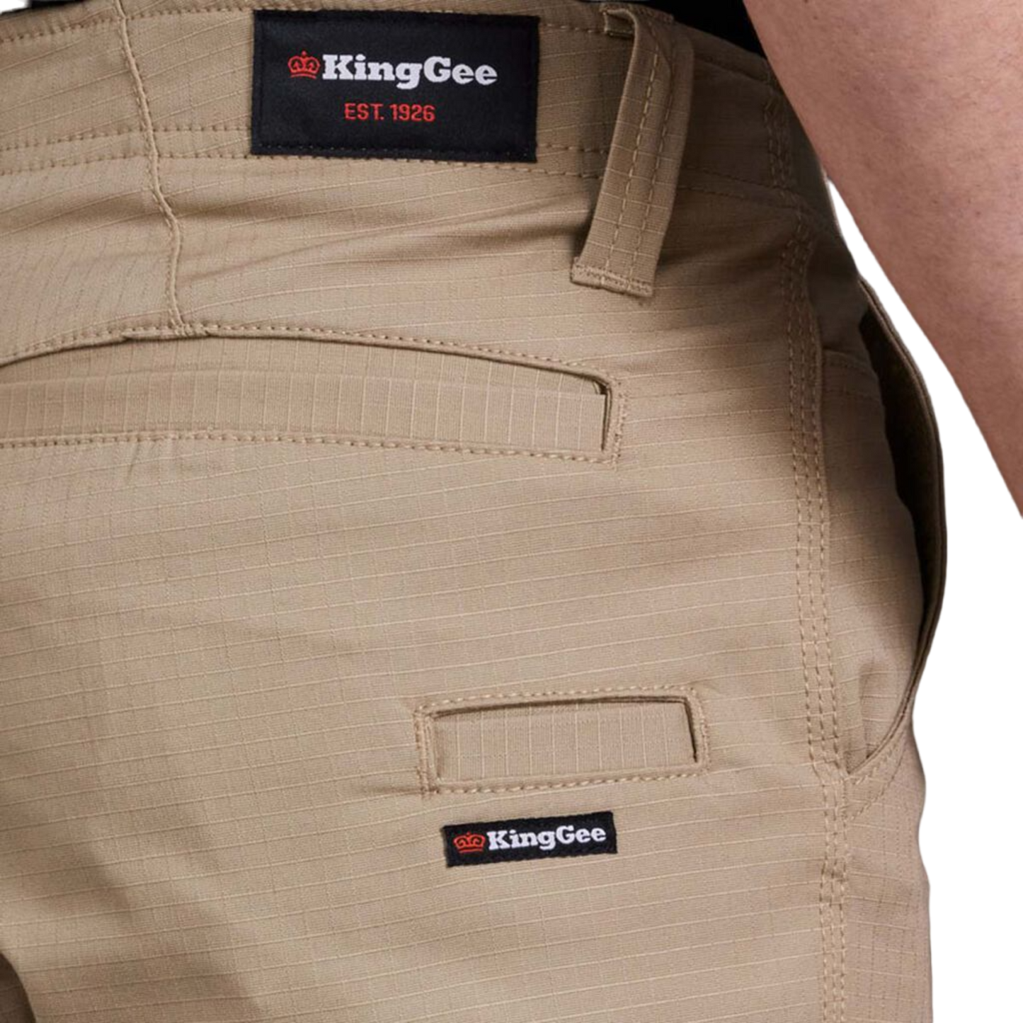KingGee Men's Workcool Pro Stretch Short Shorts - Khaki