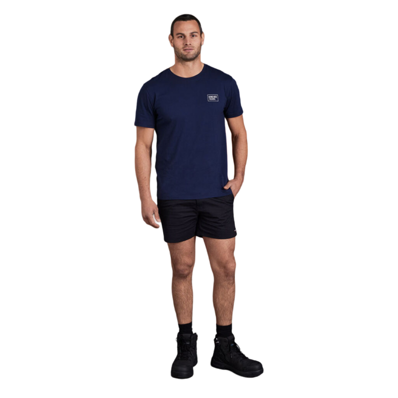 KingGee Men's Tradies Comfort Waist Short Shorts - Black