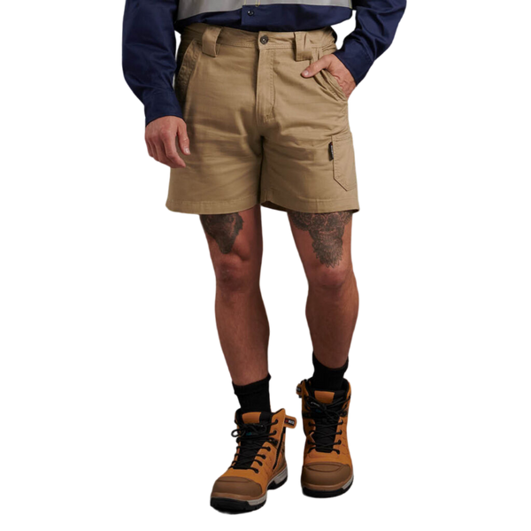 KingGee Men's Tradies Summer Lightweight Cargo Short Shorts - Khaki