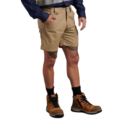KingGee Men's Tradies Summer Lightweight Cargo Short Shorts - Khaki