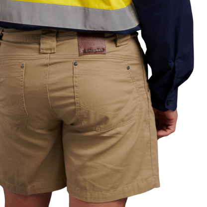 KingGee Men's Tradies Summer Lightweight Cargo Short Shorts - Khaki