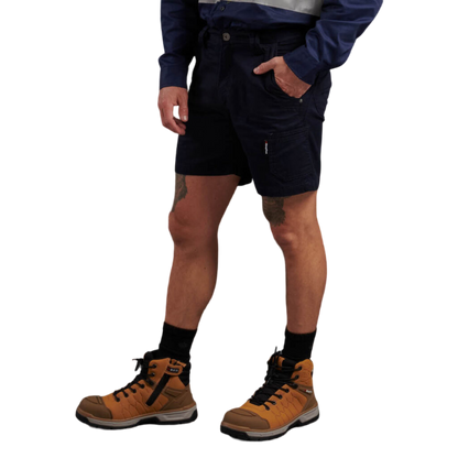 KingGee Men's Tradies Summer Lightweight Cargo Short Shorts - Oiled Navy