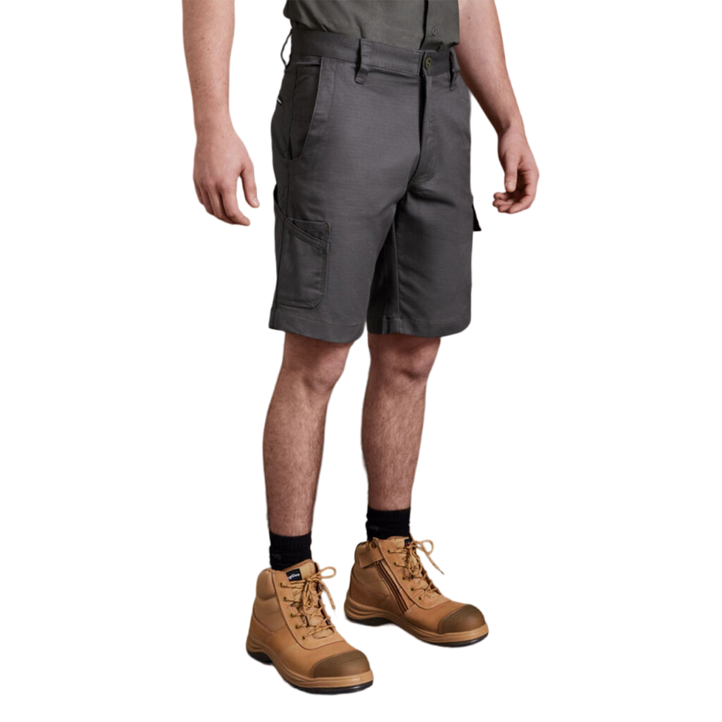 KingGee Men's Workcool 2 Lightweight Ripstop Cargo Work Shorts - Green