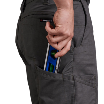 KingGee Men's Workcool 2 Lightweight Ripstop Cargo Work Shorts - Green