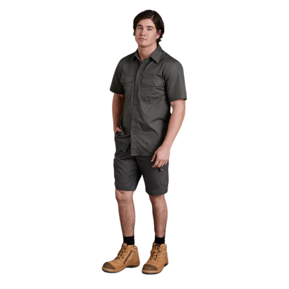 KingGee Men's Workcool 2 Lightweight Ripstop Cargo Work Shorts - Green