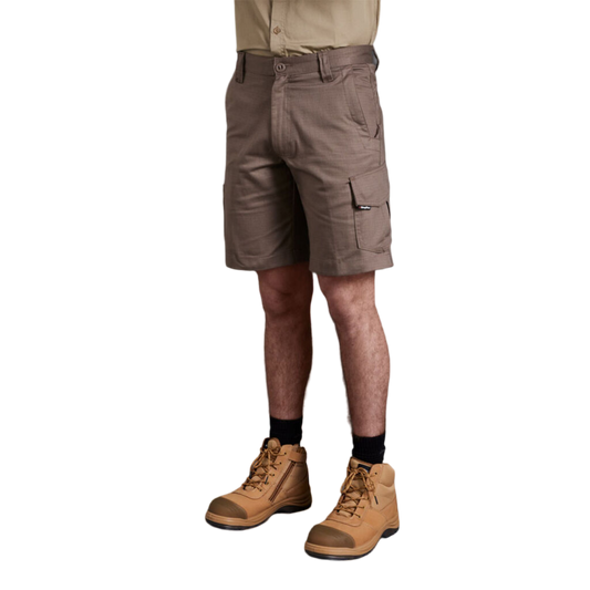KingGee Men's Workcool 2 Lightweight Ripstop Cargo Work Shorts - Taupe