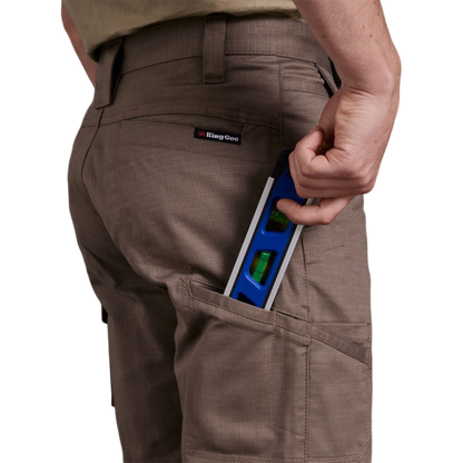 KingGee Men's Workcool 2 Lightweight Ripstop Cargo Work Shorts - Taupe