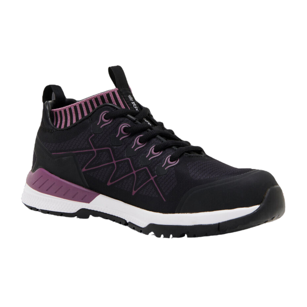 KingGee Women's Vapour Hybrid Slip Resistant Composite Safety Shoes - Blackberry